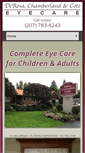Mobile Screenshot of derosachamberlandandcoteeyecare.com